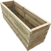 Custom-made wooden planter