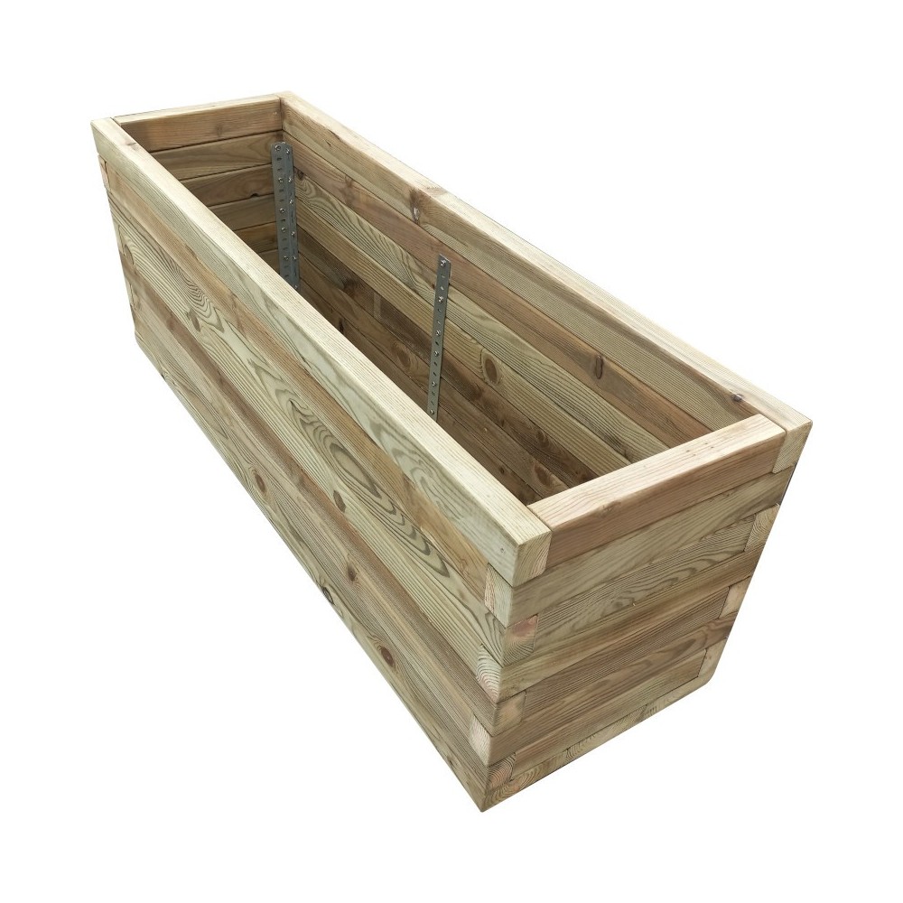 Custom-made wooden planter