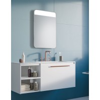 Mirror with rounded corners LED: a uniform and economical LED light