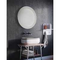 Round LED mirror with 3D effect, Diameter 63 cm or 70 cm