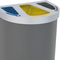 Nice multi-stream bin 65 litres 3 recycling zones