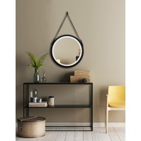 Scandinavian round LED mirror with available diameters