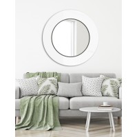 Scandinavian round mirror with available diameters Ø60 Ø70 Ø80 cm