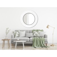 Scandinavian round mirror