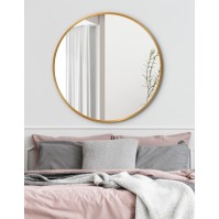 ideal round cylindrical mirror for living room and bedrooms