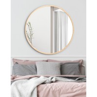 elegant round Scandinavian porthole mirror for wall decoration