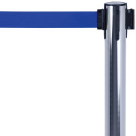 Sets of 2 stainless steel posts for belt barrier systems