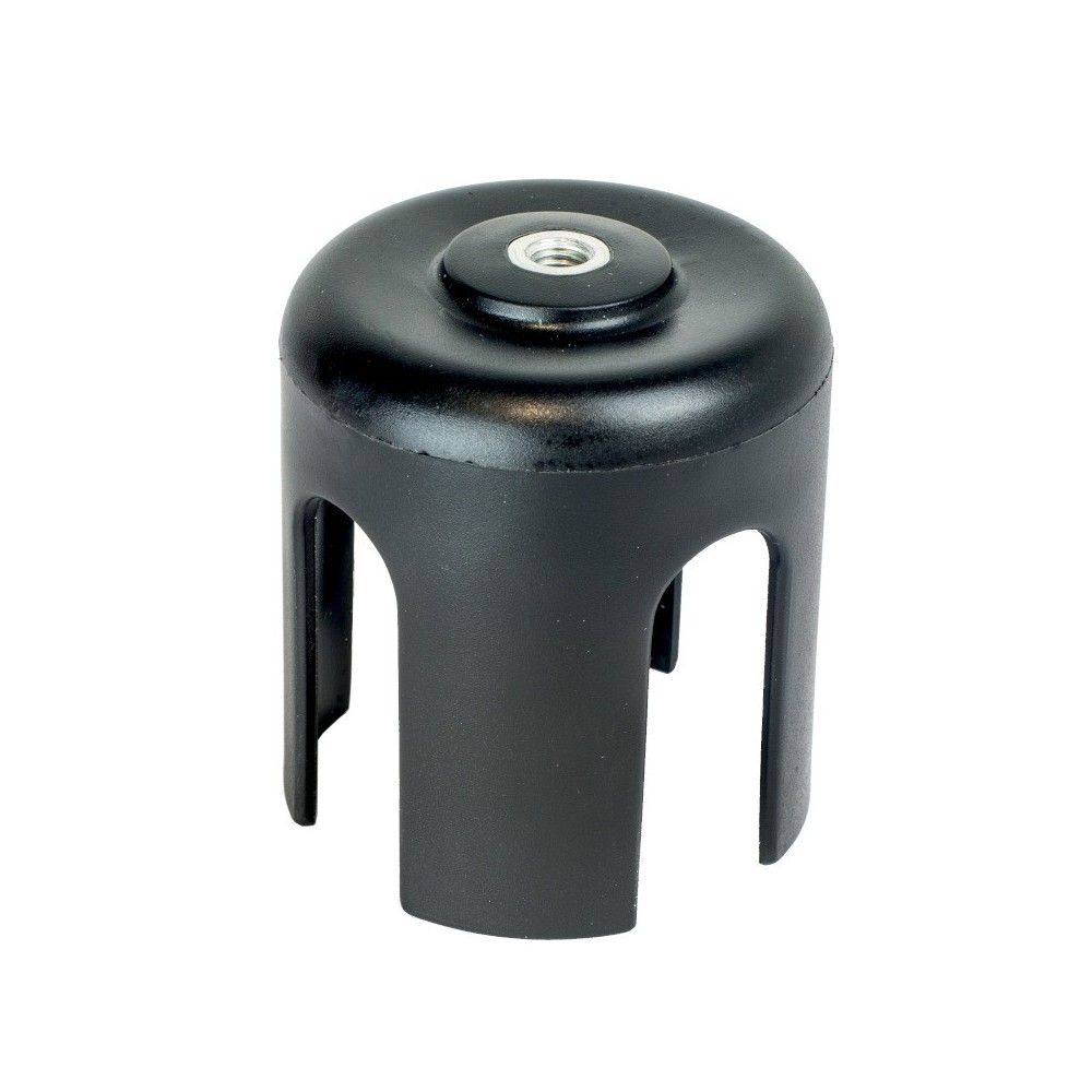 Black display adapter interface for stanchion posts