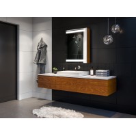 LED bathroom cabinet with many accessories available