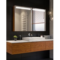 mirror cabinet with light strips