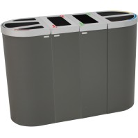 Nice multi-stream bin 95 litres 3 recycling zones