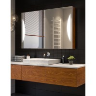 Large bathroom cabinet above sink