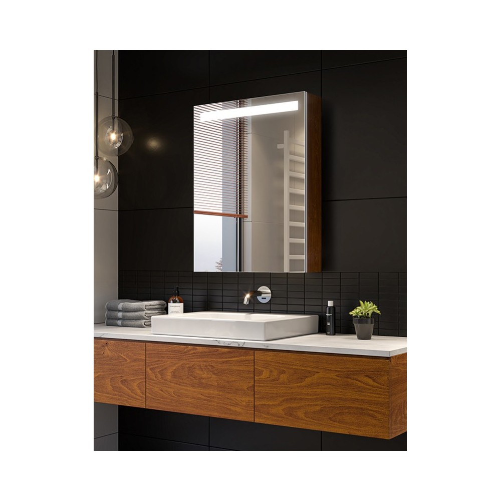 custom-made basic LED mirror cabinet bathroom furniture