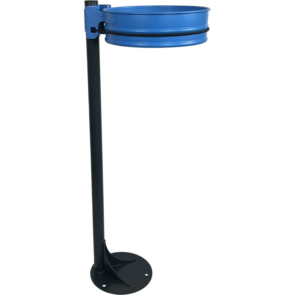 blue hoop bin practical and durable bag holder