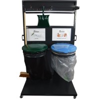 point 5s with 2 bin bag holders for waste sorting