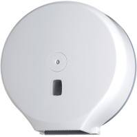 grey ABS body white front toilet paper dispenser