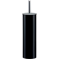 Black plastic broom holder