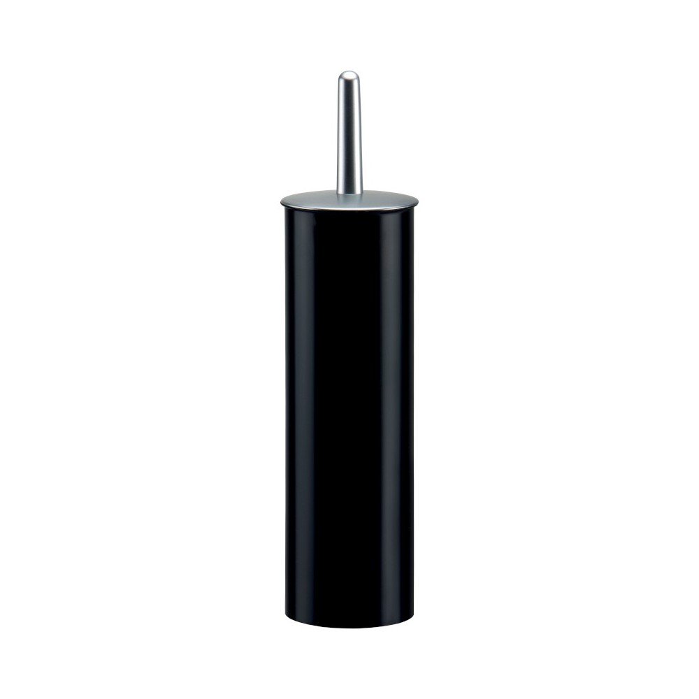 Black plastic broom holder