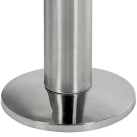 Weighted base column ashtray