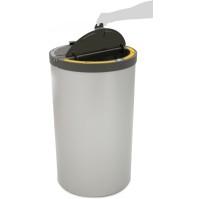 Madrid round bin 3 streams 120 litres bag holder