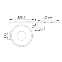 Robuster roter Deckel