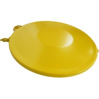 Yellow lid for waste bag holder