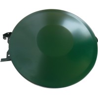 Durable green lid for efficient waste management