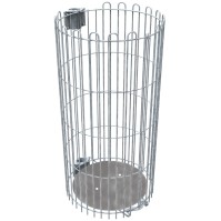 Surrounding grid for bin bag holder