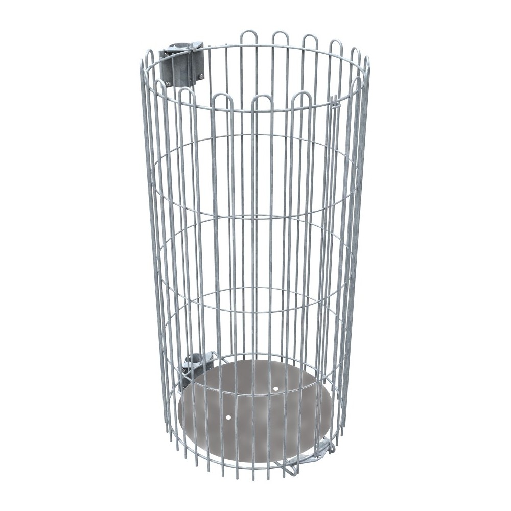 Surrounding grid for bin bag holder