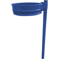 blue post for bin bag holder