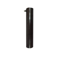 Yellow robust steel bin bag holder, solid fixing