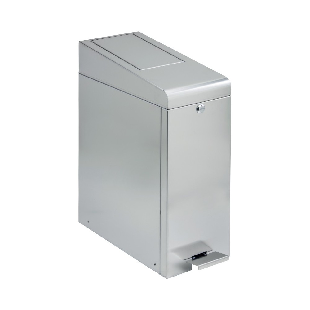 Stainless steel pedal bin for feminine hygiene