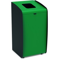 Modular green waste bin robust selective sorting