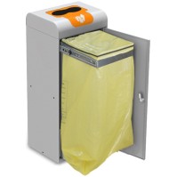 Stockholm bin 75 litres selective sorting opening bag holder