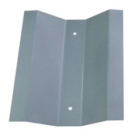 Wall-mounted black bin 35L robust polypropylene swing lid