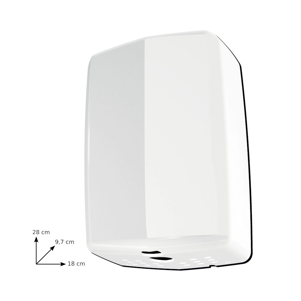 DRY MAX UV white hand dryer efficient hygienic modern