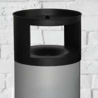 Large bin with sand ashtray 75 litres