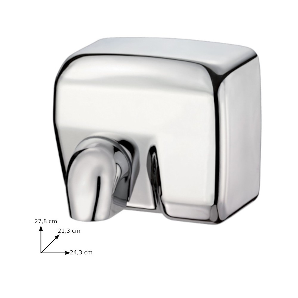 Electric hand dryer shiny modern design and automatic