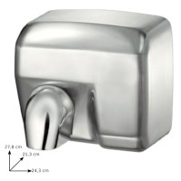 Automatic brushed electric hand dryer, efficient and modern