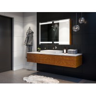 Custom LED mirror cabinet innovative lighting storage