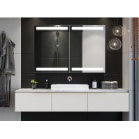 LED mirror cabinet innovative lighting customisable storage