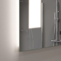 LED mirror with backlighting