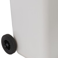 Durable white 240L bin