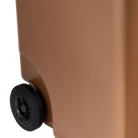 Robust 360L brown mobile large capacity bin