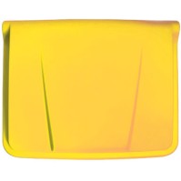 30L yellow pedal bin in sturdy plastic