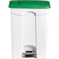 45L green pedal bin for selective sorting