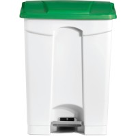 70L green pedal bin for selective sorting