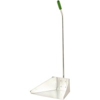 Industrial galvanised steel dustpan