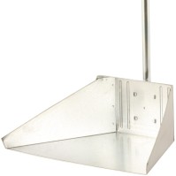 Industrial galvanised steel dustpan