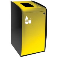 Waste terminal yellow front practical opening compact modern.